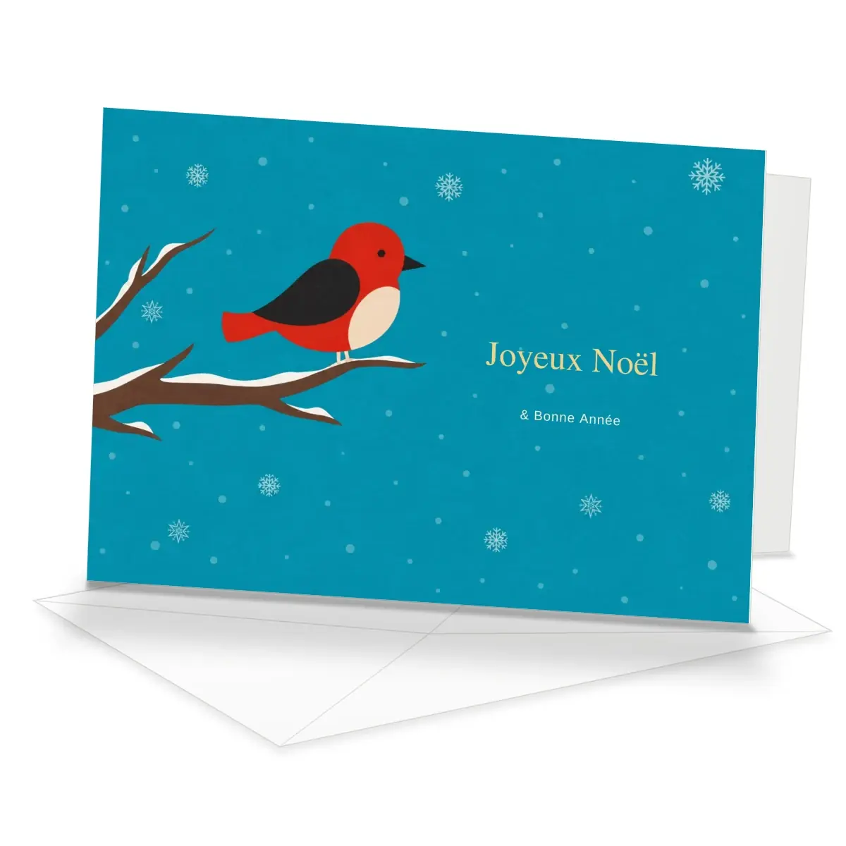 Oiseau des Fêtes · carte de vœux