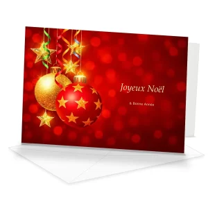 Éclats de Noël · carte de vœux