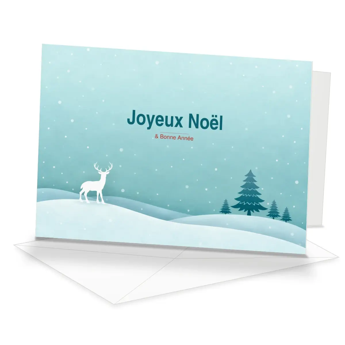 Hiver paisible · carte de vœux