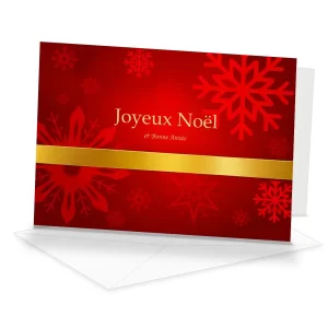 Ruban de Noël · carte de vœux