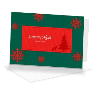 Cadre festif · carte de vœux
