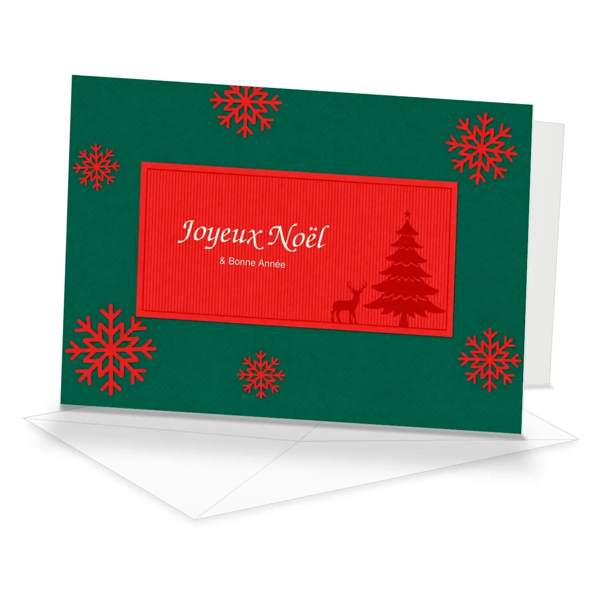Cadre festif · carte de vœux