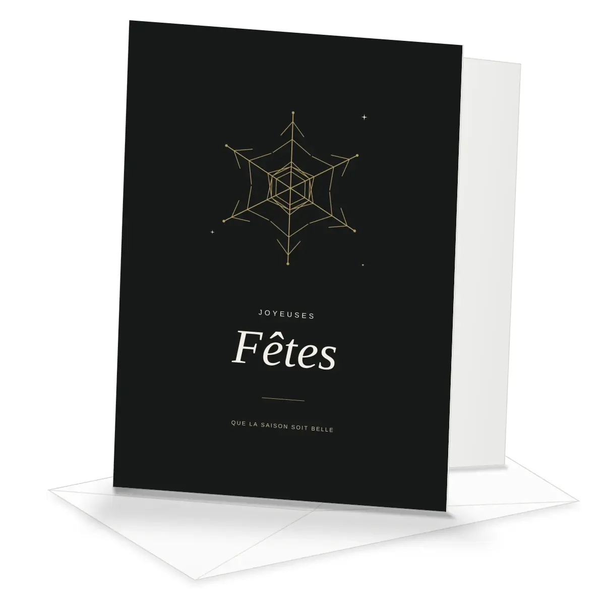 Nuit étoilée · carte de vœux